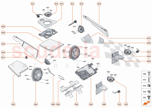 Part Diagram for McLaren 23MA384CP