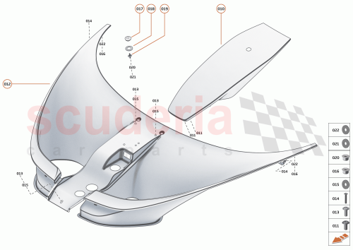 Part Diagram for McLaren 15AA367RP