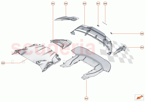 Part Diagram for McLaren 14AA380MP