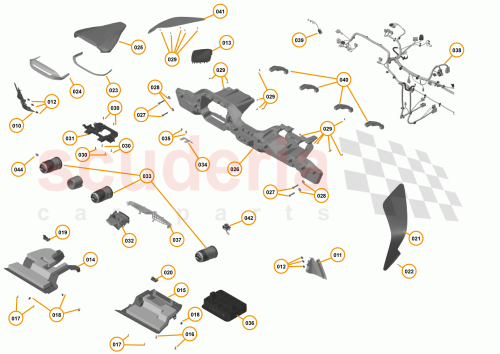 Part Diagram for McLaren 14N0015CP