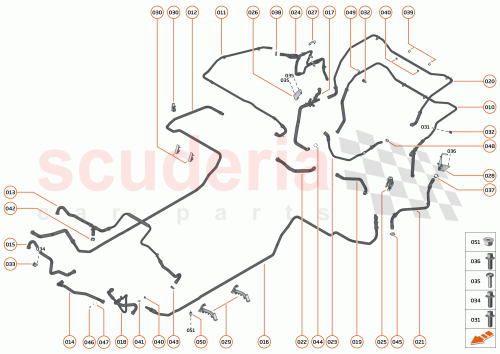 Part Diagram for McLaren 16LA607CP