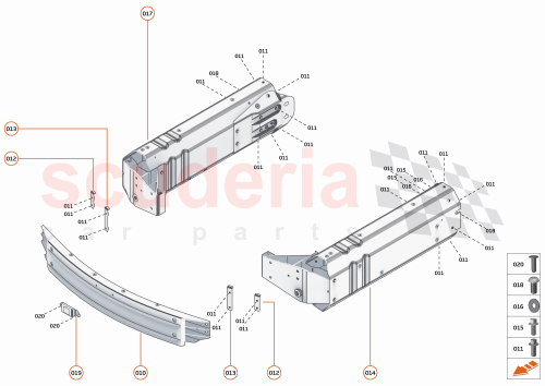 Part Diagram for McLaren 28AA431CP