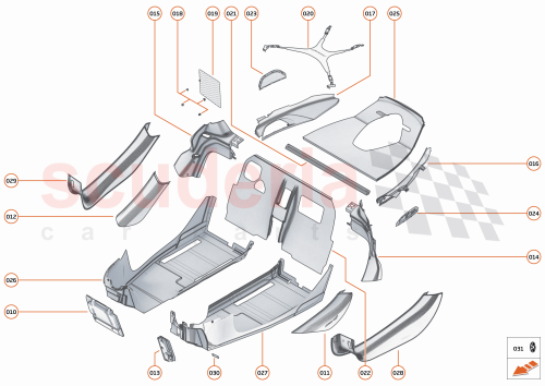 Part Diagram for McLaren 14NA428RP