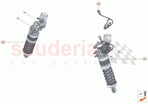 Part Diagram for McLaren 14BA277RP
