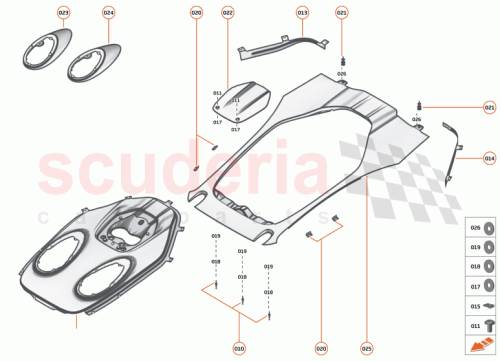 Part Diagram for McLaren 13AB647RP
