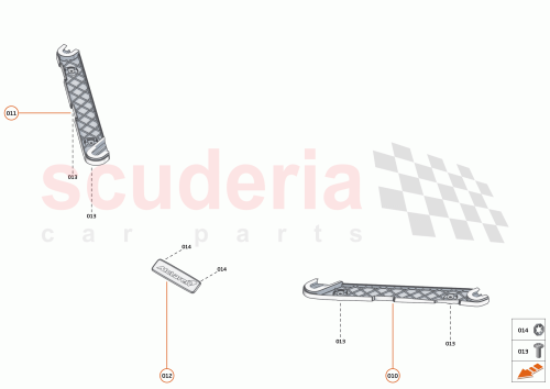 Part Diagram for McLaren 23AD177CP