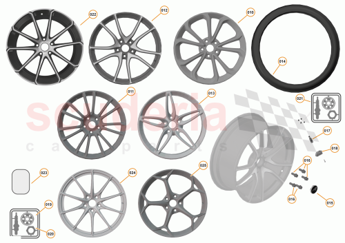 Part Diagram for McLaren 13BA190CP