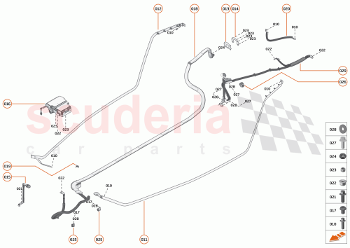 Part Diagram for McLaren 14MA075RP