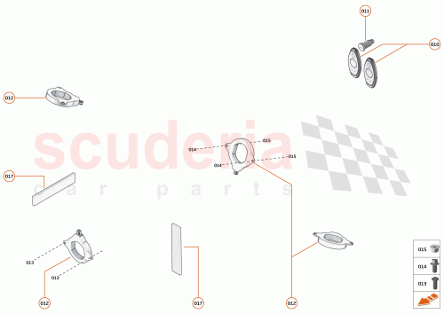 Part Diagram for McLaren 14MA024MP