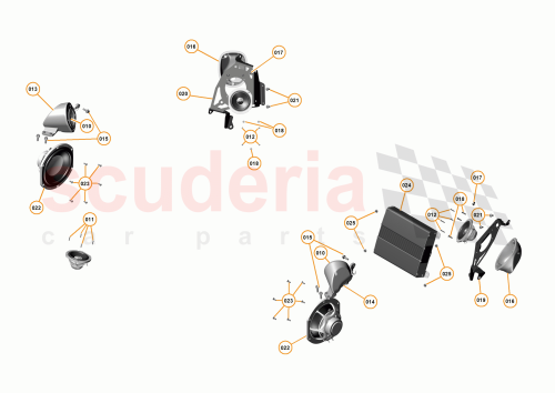 Part Diagram for McLaren 00RA437