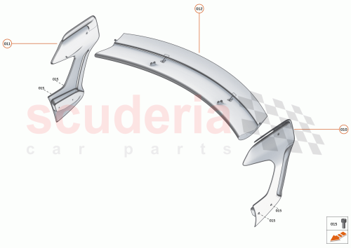 Part Diagram for McLaren 15AA308RP
