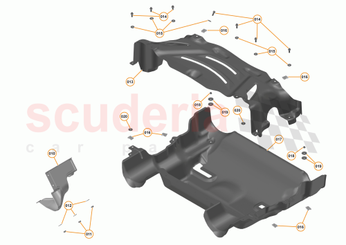 Part Diagram for McLaren 14EA011CP