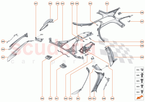 Part Diagram for McLaren 23AB859CP