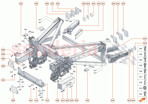 Part Diagram for McLaren 15AA393RP