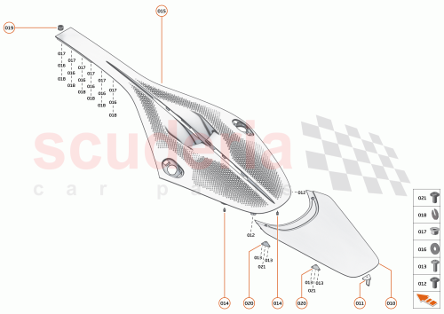 Part Diagram for McLaren 23AB473CP