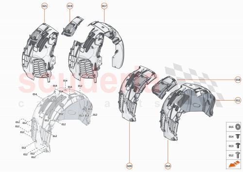 Part Diagram for McLaren 14AB037RP