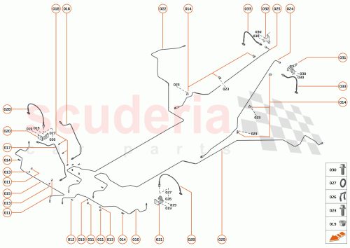 Part Diagram for McLaren 23CA011CP