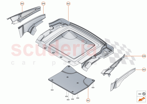 Part Diagram for McLaren 14AB171SP