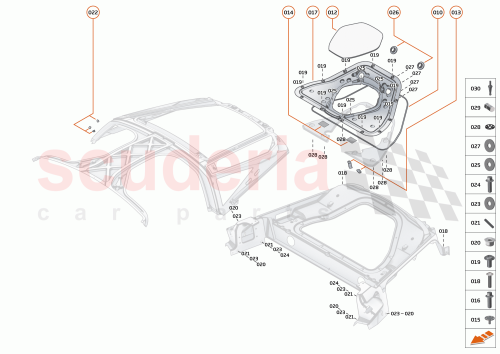 Part Diagram for McLaren 00RA788