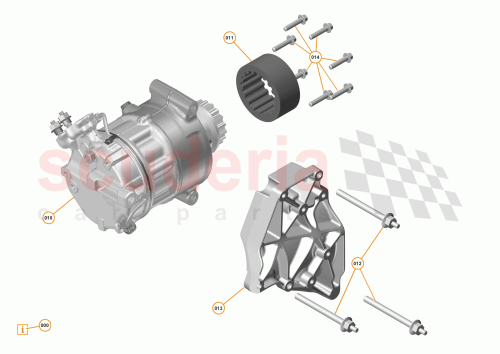 Part Diagram for McLaren 11F1031CP
