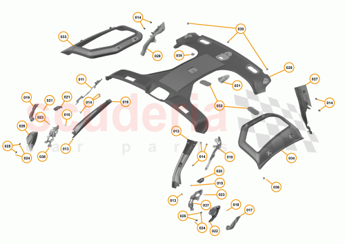 Part Diagram for McLaren 14NB137CP