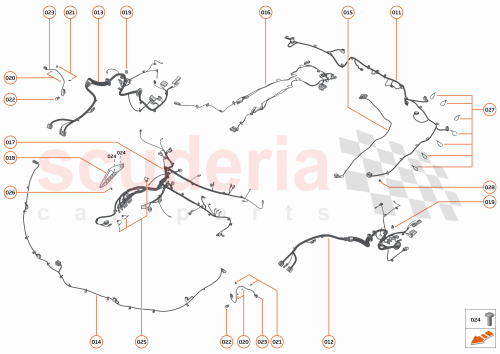 Part Diagram for McLaren 16MA614CP