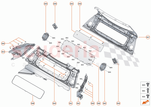 Part Diagram for McLaren 13AA792MP