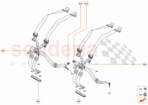 Part Diagram for McLaren 13NA040RP