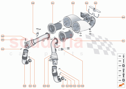 Part Diagram for McLaren 00RA729