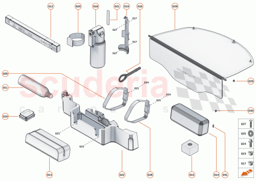 Part Diagram for McLaren 00RA309