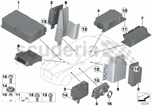 Part Diagram for Rolls Royce 65822358829