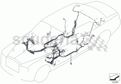 Part Diagram for Rolls Royce 61 11 0022523