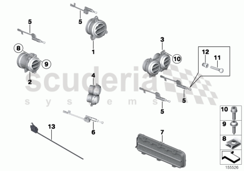 Part Diagram for Rolls Royce 51 45 6950535