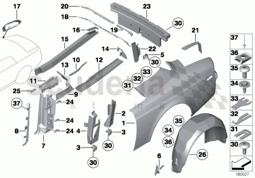 Part Diagram for Rolls Royce 41 00 7138203