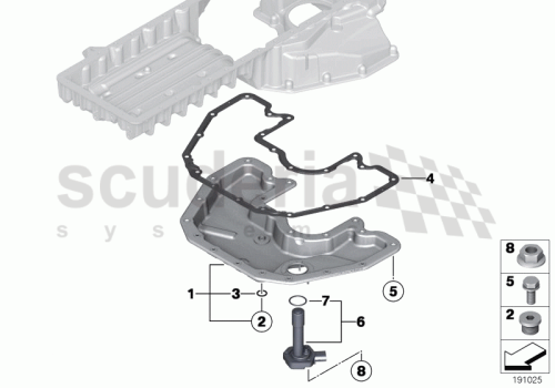Part Diagram for Rolls Royce 11 13 7506774