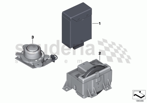 Part Diagram for Rolls Royce 64 11 0441933
