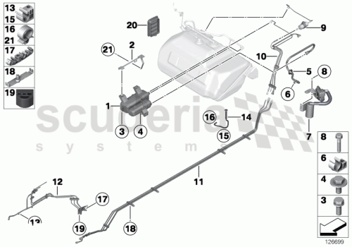 Part Diagram for Rolls Royce 07 11 9903852
