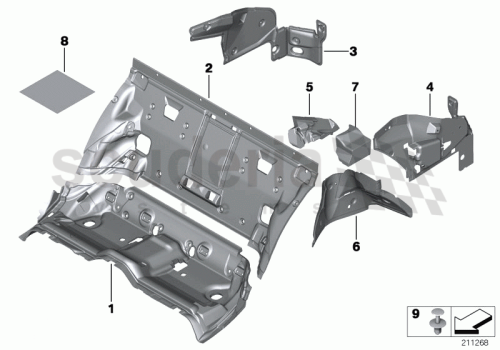 Part Diagram for Rolls Royce 51 48 9165327