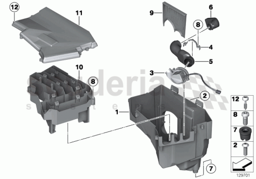 Part Diagram for Rolls Royce 12 90 1438016