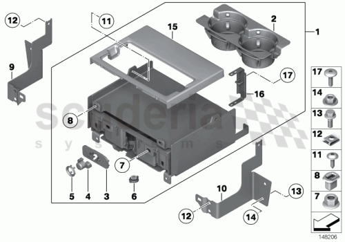 Part Diagram for Rolls Royce 07 12 9904977