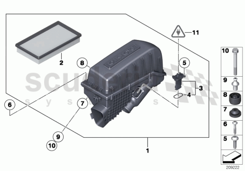 Part Diagram for Rolls Royce 13 71 7593250