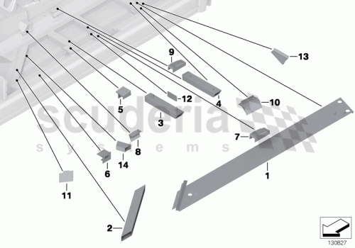 Part Diagram for Rolls Royce 41 11 7116217