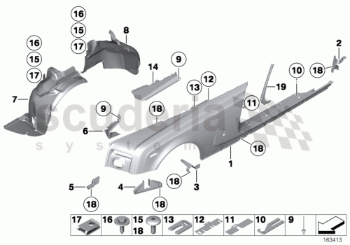 Part Diagram for Rolls Royce 41 21 7137885
