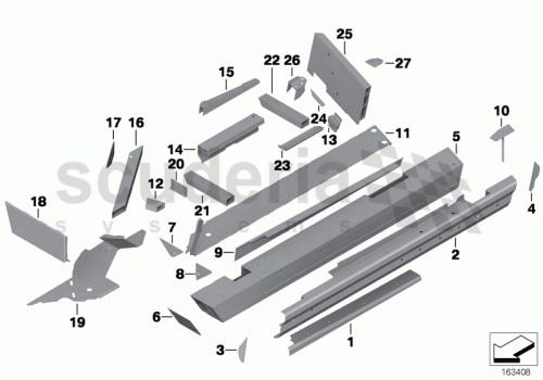 Part Diagram for Rolls Royce 41 00 7137861