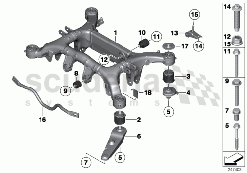 Part Diagram for Rolls Royce 33 32 6781948