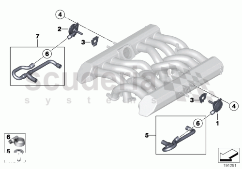 Part Diagram for Rolls Royce 11 15 7530749
