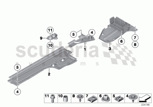 Part Diagram for Rolls Royce 51 75 7201490