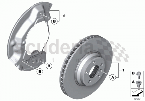 Part Diagram for Rolls Royce 34 11 0148585