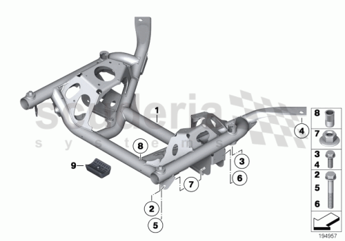 Part Diagram for Rolls Royce 07 11 9904239