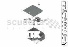 Part Diagram for Rolls Royce 51 16 6950068